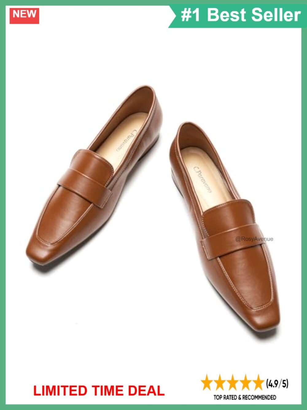 Penny Loafers Flats Slip-Ons Business Mocc Cushioned